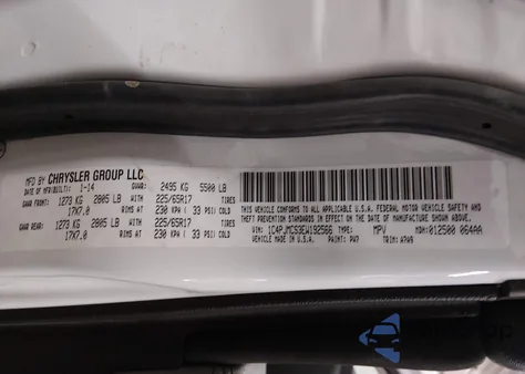 2014 Jeep Cherokee Latitude from USA, damaged, VIN 1C4PJMCS3EW192566